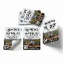 Rectangle Sticker - 120 x 100 mm 