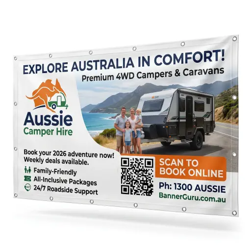 Vinyl Banner with eyelets- 1000x2000mm 